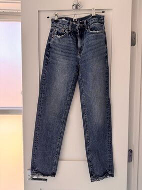 American Eagle Outfitters Straight-Leg Dark Wash Jeans